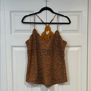 J. Crew Brown Leopard Print Camisole